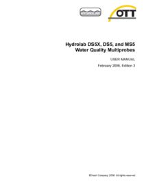 Hydrolab Series 5 User Manual