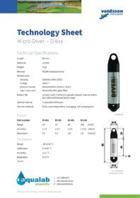 Micro Diver Tech Sheet - AUS