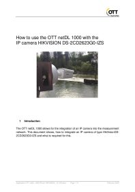 OTT NetDL and IP Camera Use