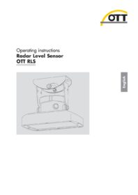 OTT Radar Level Sensor User Manual