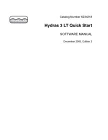 Hydras 3 LT Software User Manual