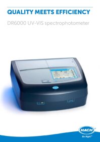 DR6000 Spectrophotometer Quality Meets Efficiency