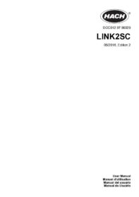 DR6000 Spectrophotometer LINK2SC User Manual