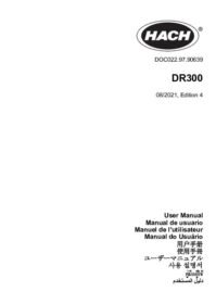 DR300 Pocket Colorimeter User Manual 