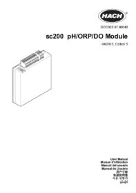 SC200 Controller pH/ORP/DO Module