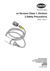 Ultraturb sc Class 1 &  Class 2 Sensors