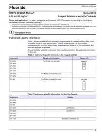 Fluoride, SPADNS, (Method 8029), Reagent Solution or AccuVac®