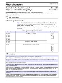 Phosphonates, Persulfate UV Oxidation (Method 8007), Powder Pillows