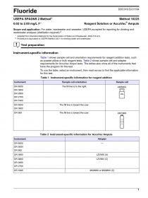 Fluoride, SPADNS 2, (Method 10225), Reagent Solution or AccuVac®