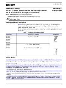 Barium, Turbidimetric LR, MR & HR (Method 10251)