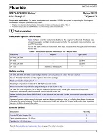 Fluoride, USEPA SPADNS 2, (Method 10225), TNT+