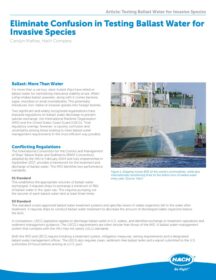 Ultraturb sc Testing Ballast Water for  Invasive Species