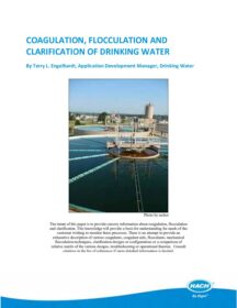 2100Q Coagulation, Flocculation and Clarification of Drinking Water