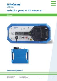 Eijkelkamp Peristaltic Pump (12 VDC) - User Manual 