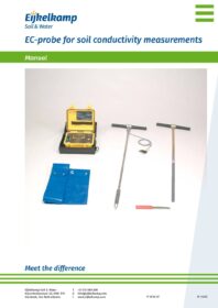 Eijkelkamp EC Probe for Soil Salinity Measurements (14.01) - User Manual 