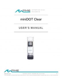 miniDOT Clear Logger Manual