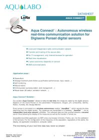 Datasheet Aqua Connect