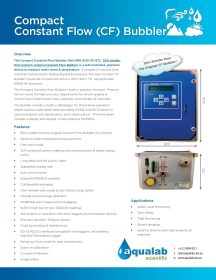 Sutron Compact Constant Flow Bubbler Brochure (AUS)